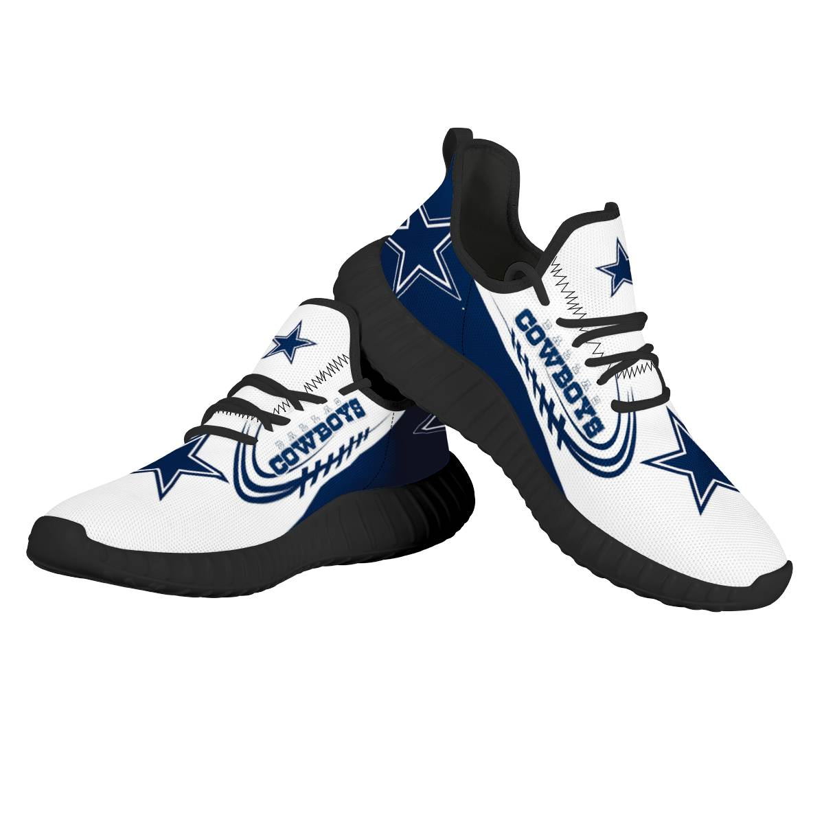 Men's Dallas Cowboys Mesh Knit Sneakers/Shoes 011 Men's Dallas Cowboys Mesh Knit Sneakers/Shoes 011